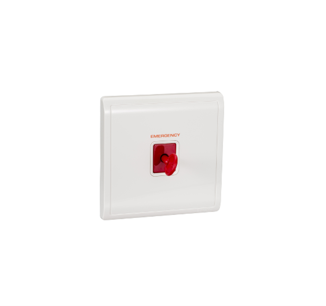 PIENO - Panic Button with Key Reset (White)