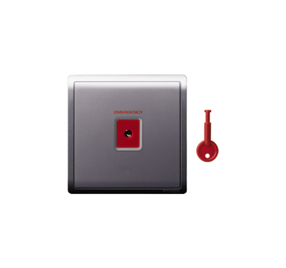 PIENO - Panic Button with Key Reset (Lavendar Silver)