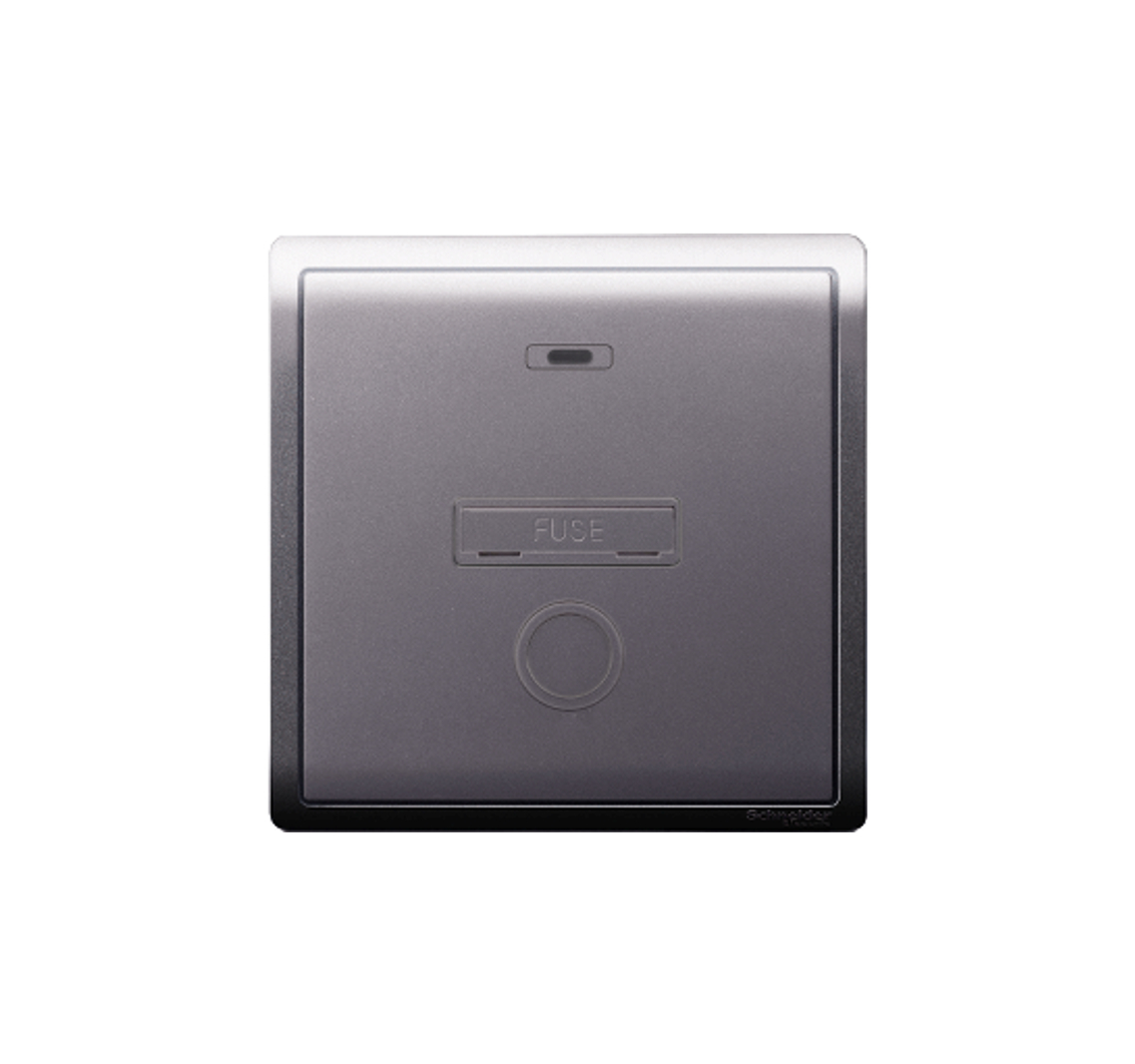 PIENO - 13A 250V 1 Gang Fused Connection Unit (Lavendar Silver)