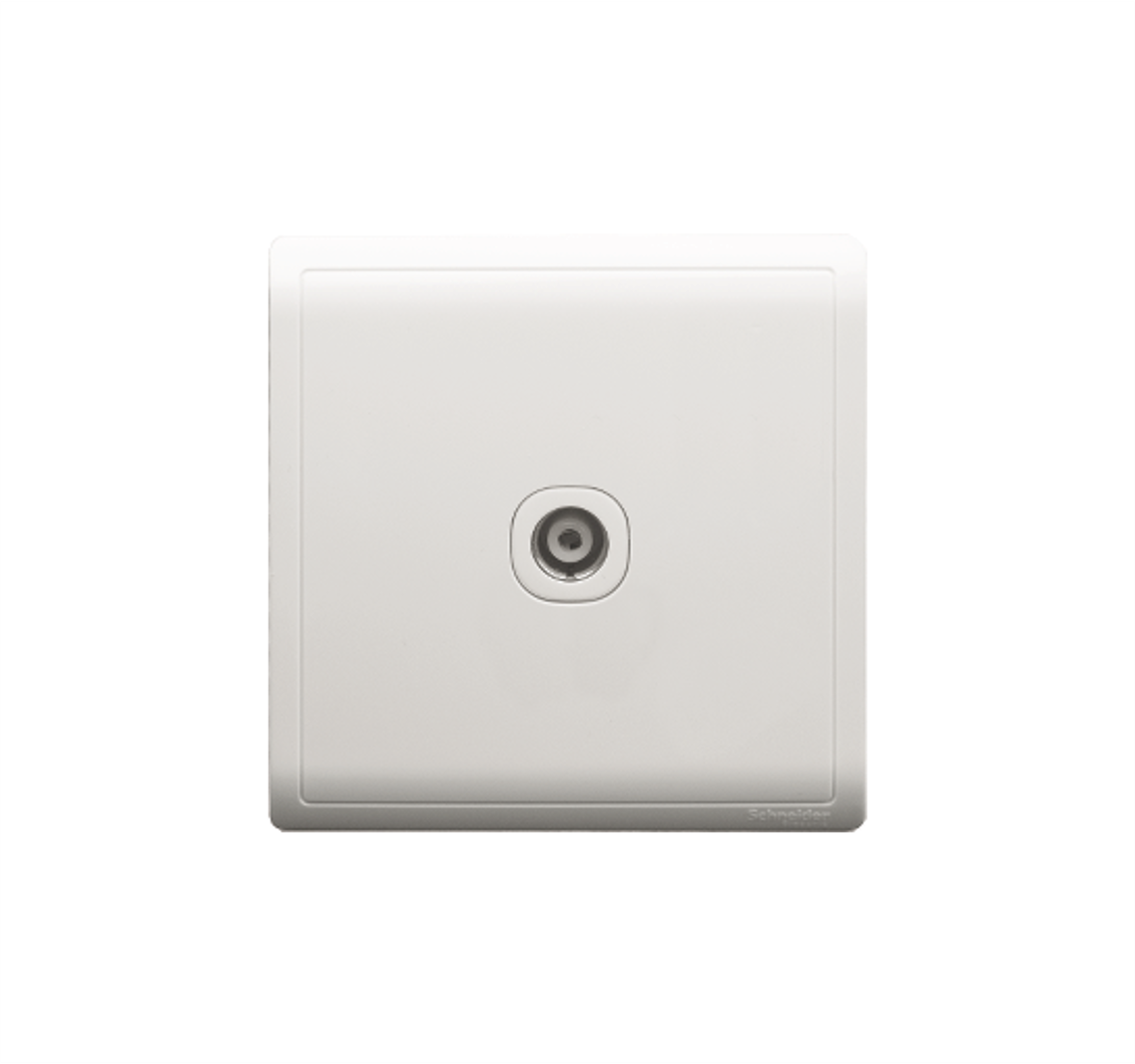 PIENO - 1 Gang TV Socket (White)