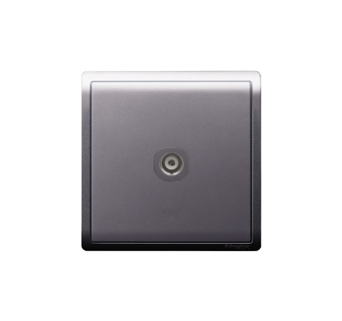 PIENO - 1 Gang TV Socket (Lavendar Silver)