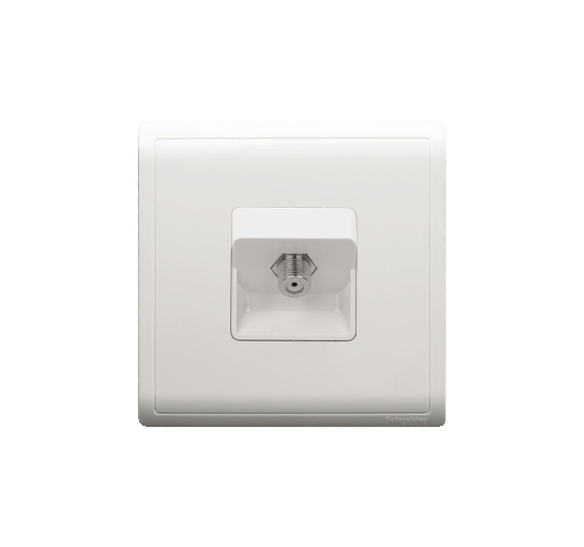 PIENO - 1 Gang CATV Socket (White)