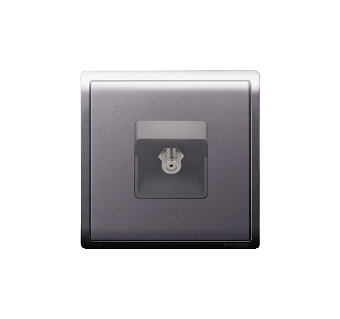 PIENO - 1 Gang CATV Socket (Lavendar Silver)