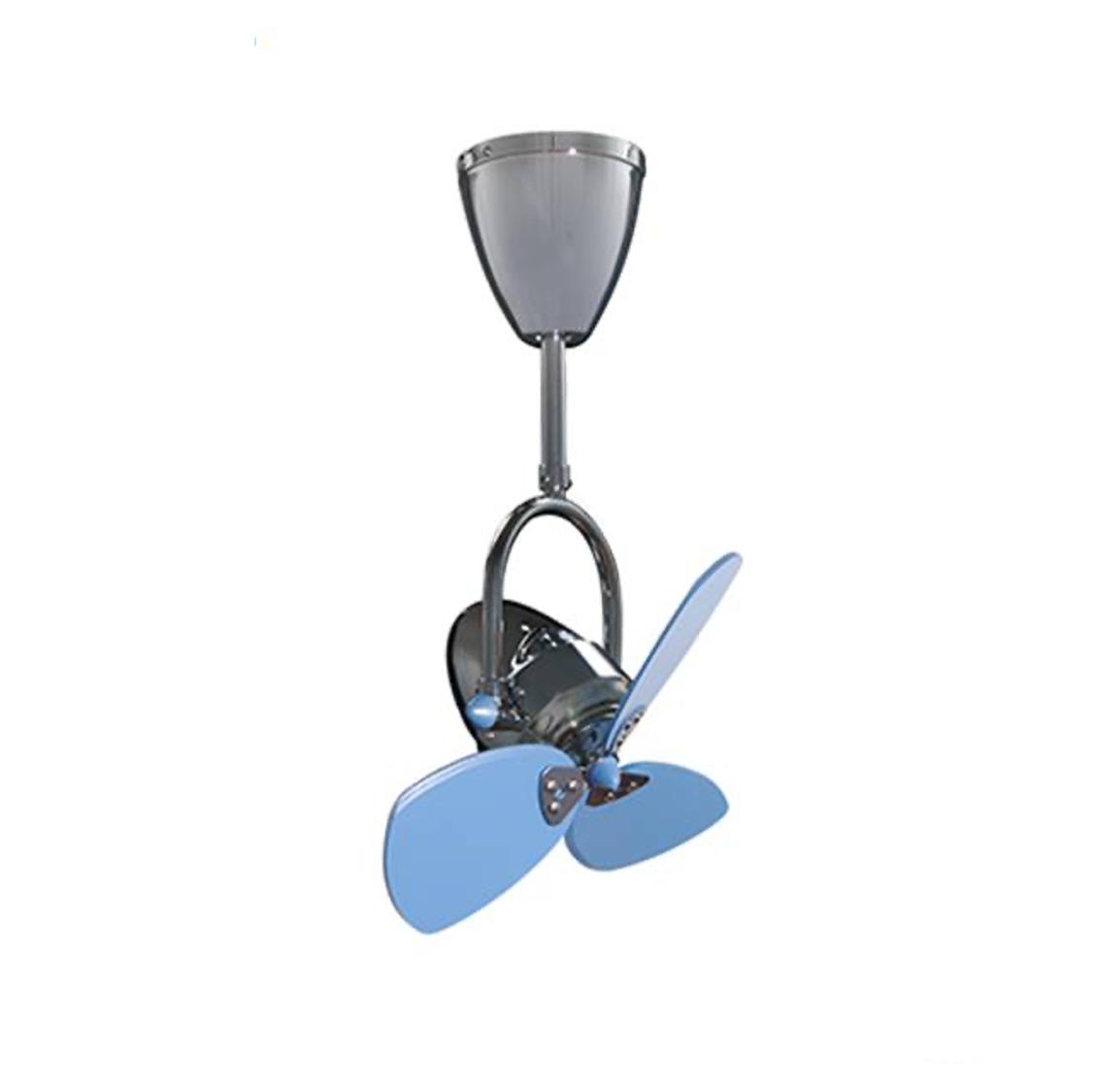 VENTO - FINO2 16-Inch Corner Ceiling Fan (CH/Blue)