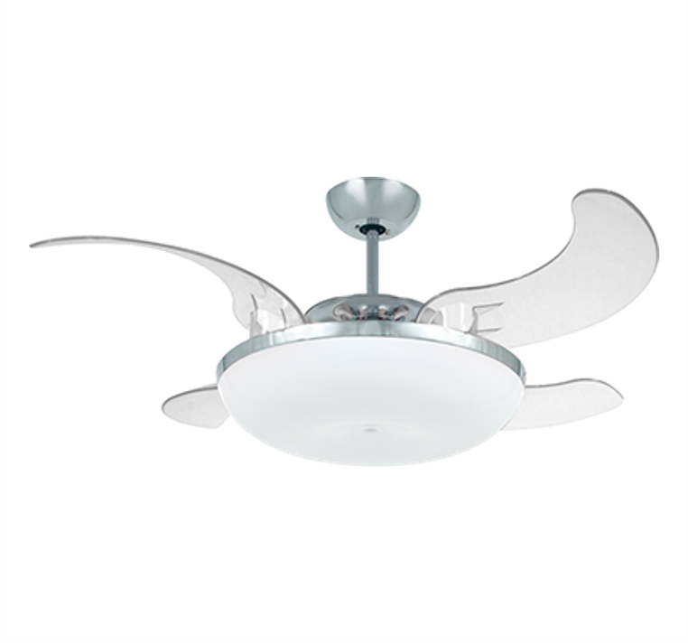 VENTO - MELA 46-Inch Ceiling Fan (Transparent Clear)