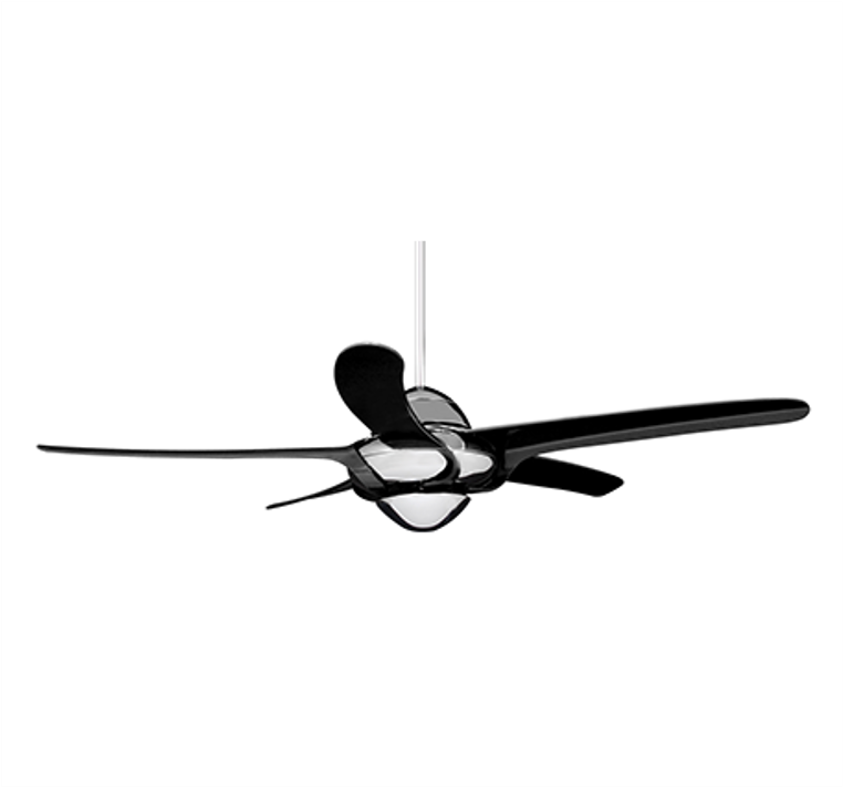 VENTO - URAGANO 54-Inch DC Motor Ceiling Fan (CH/Black)