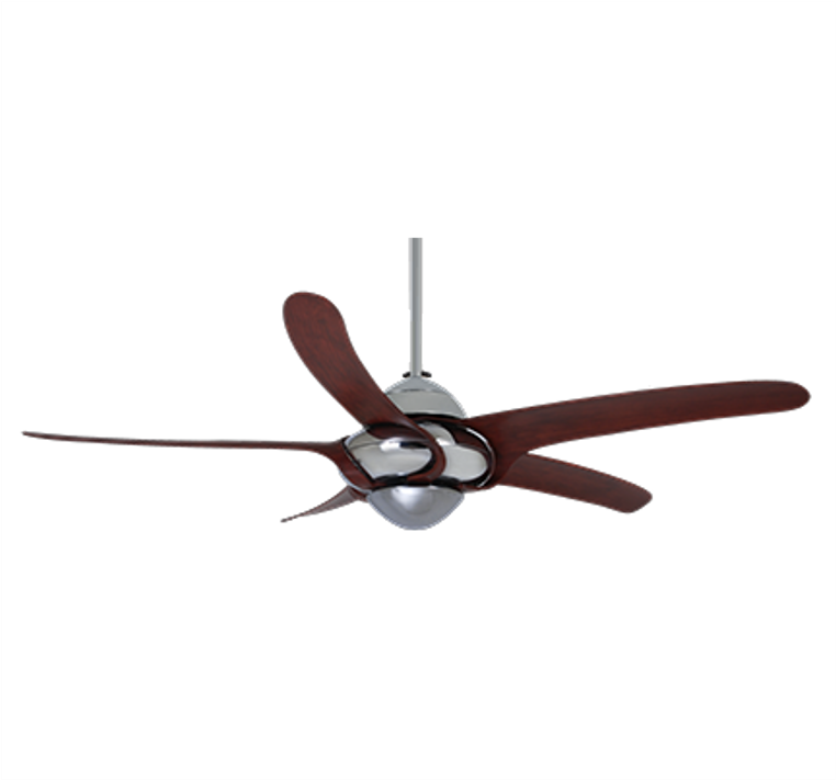 VENTO - URAGANO 54-Inch DC Motor Ceiling Fan (CH/Mahogany)