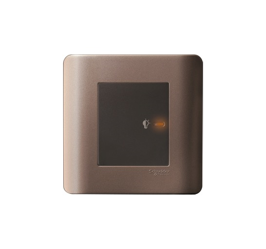 ZENCELO - 1 Gang 350VA, 50Hz Full-Flat Universal Dimmer with LED (Silver Bronze)