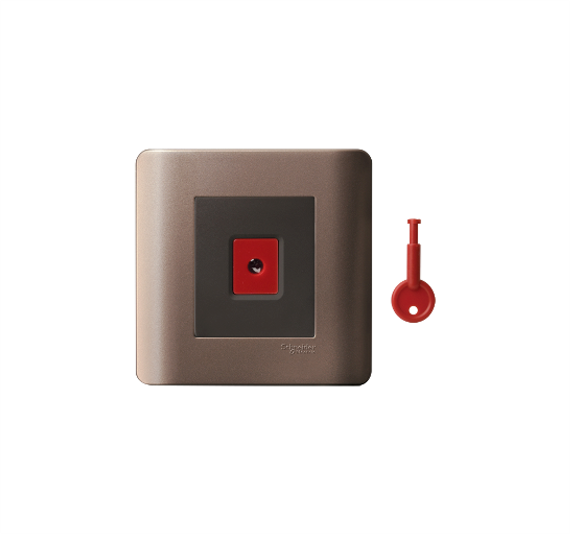 ZENCELO - Panic Button with Key Reset (Silver Bronze)