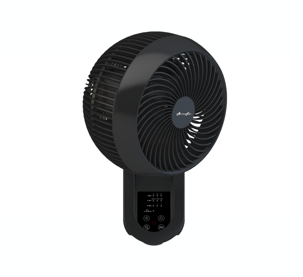 ALPHA MOTTO - WF360 8-Inch Wall Fan (Black)