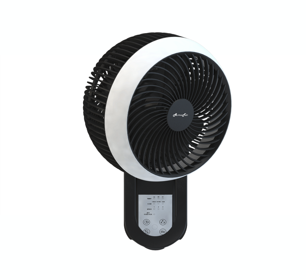 ALPHA MOTTO - WF360 8-Inch Wall Fan (White)