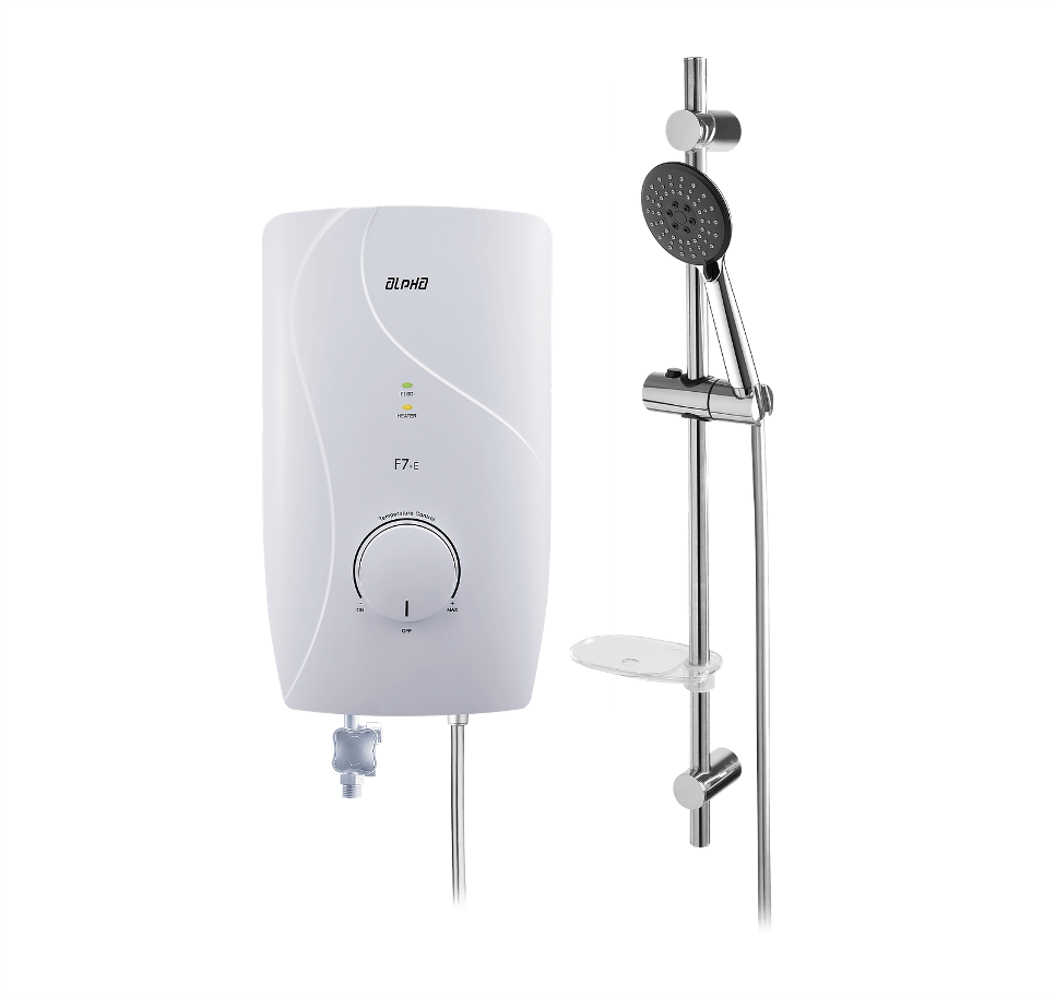 ALPHA - F7 E Handshower Non Pump Instant Water Heater (SK White)