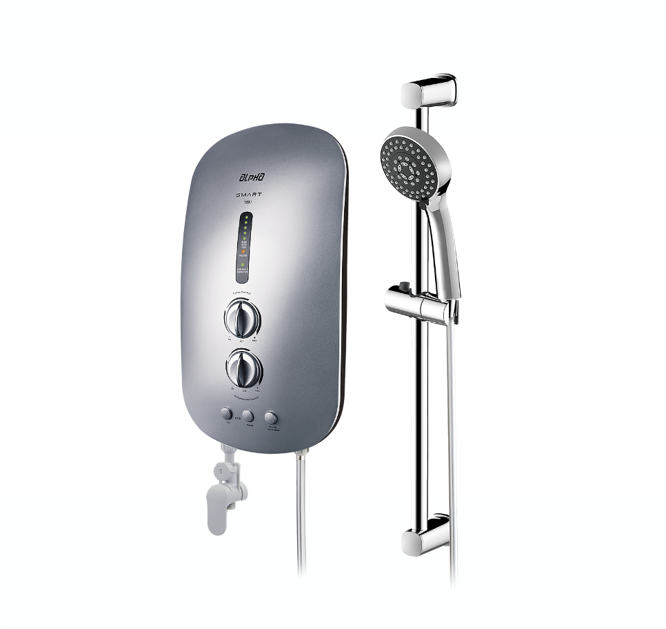 ALPHA - SMART18i Handshower DC Pump Instant Water Heater (Misty Silver)