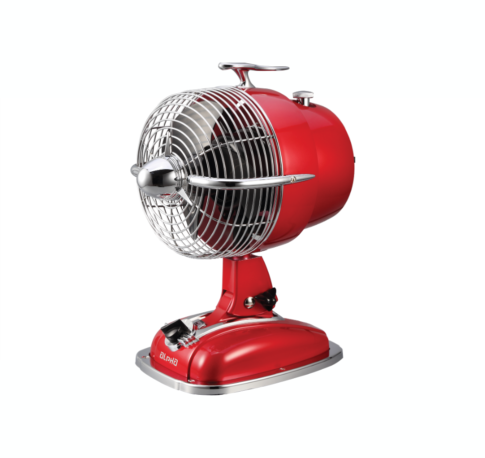 ALPHA AlphaFan - MMINI JET FAN 6-Inch Table Fan (Red)