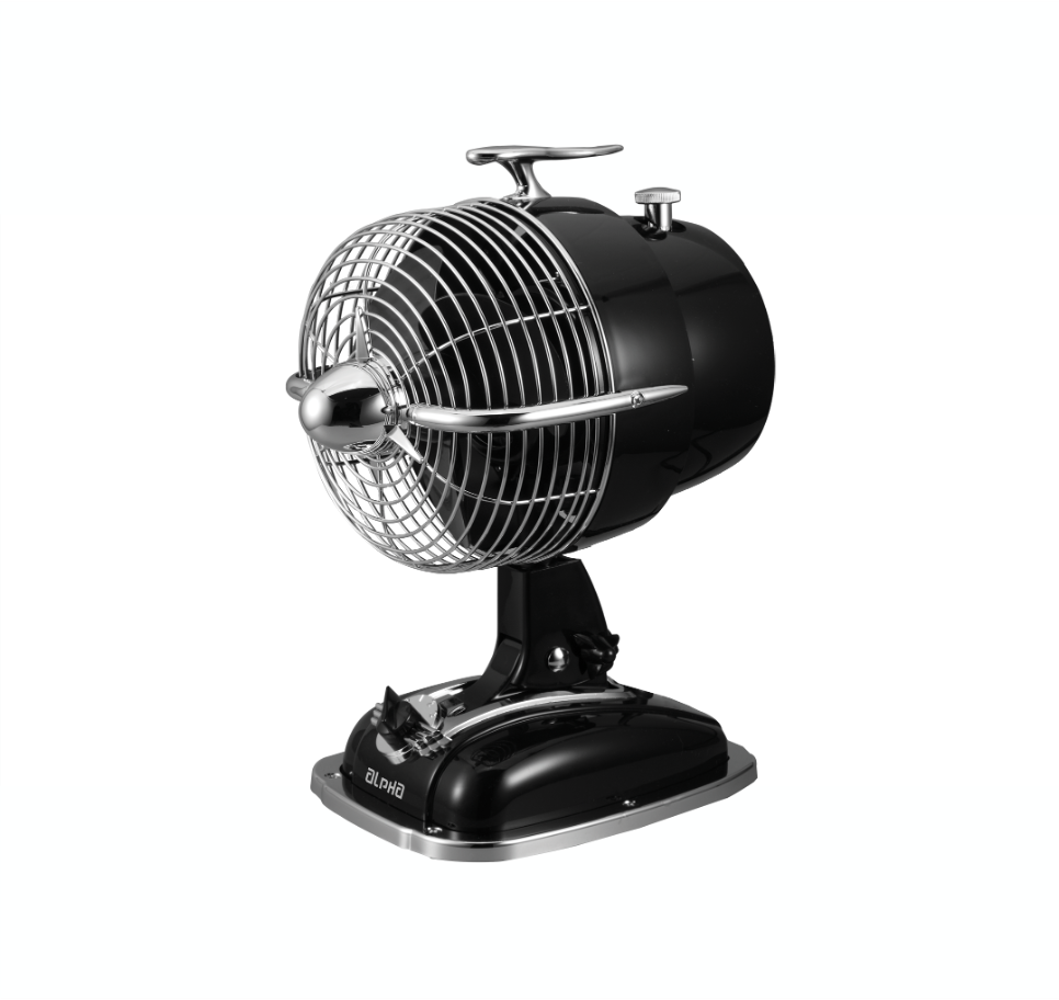 ALPHA AlphaFan - MINI JET FAN 6-Inch Table Fan (Black)