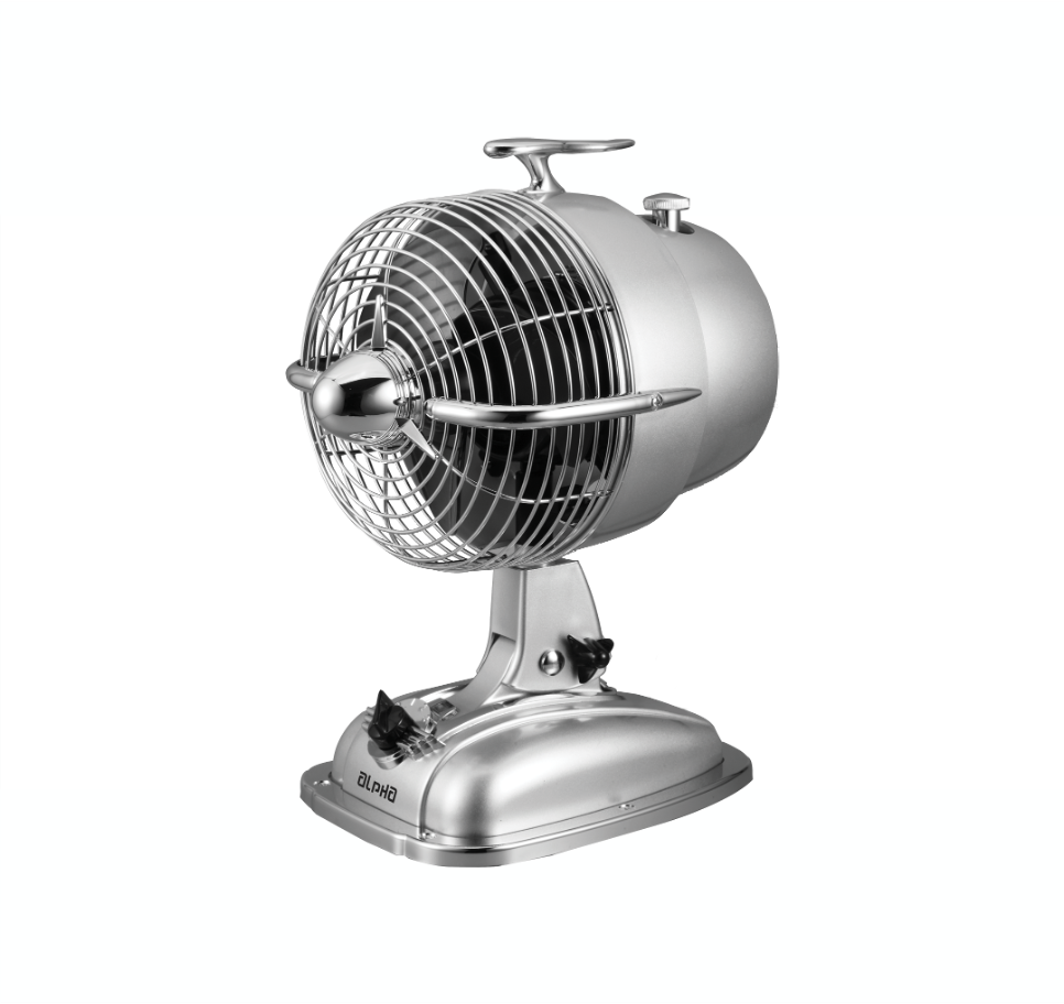 ALPHA AlphaFan - MINI JET FAN 6-Inch Table Fan (Silver)