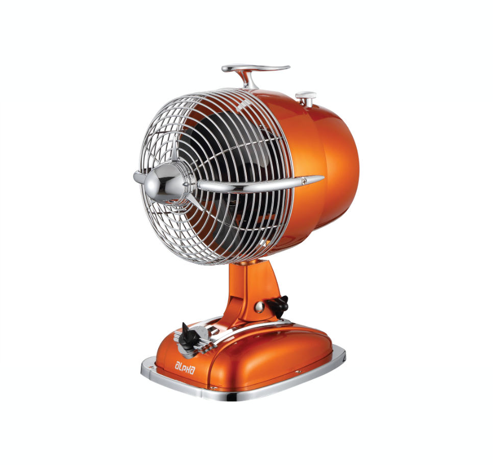 ALPHA AlphaFan - MINI JET FAN 6-Inch Table Fan (Orange)