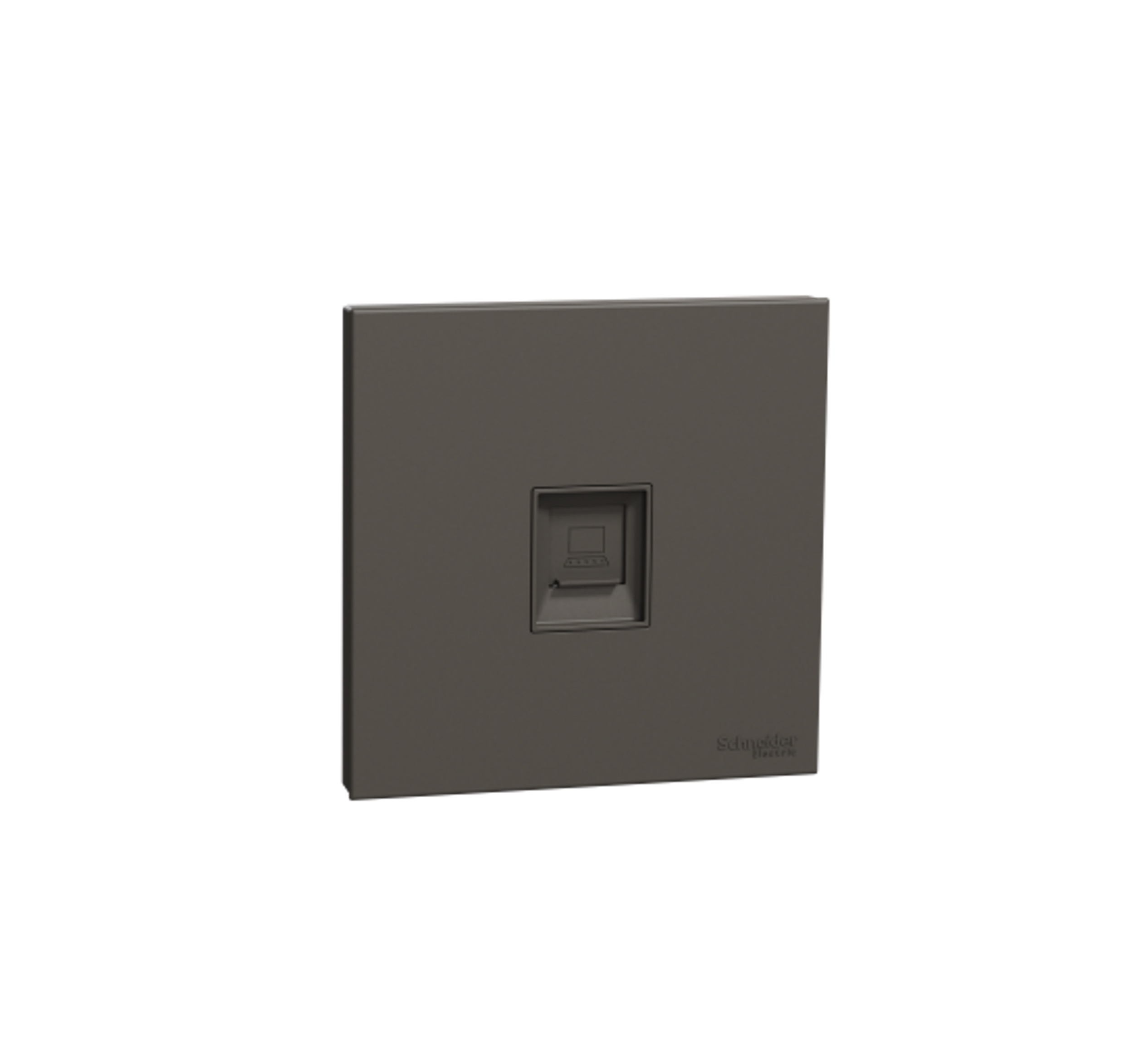 AvatarOn C - 1 Gang Cat 5e Data Socket (Dark Grey)