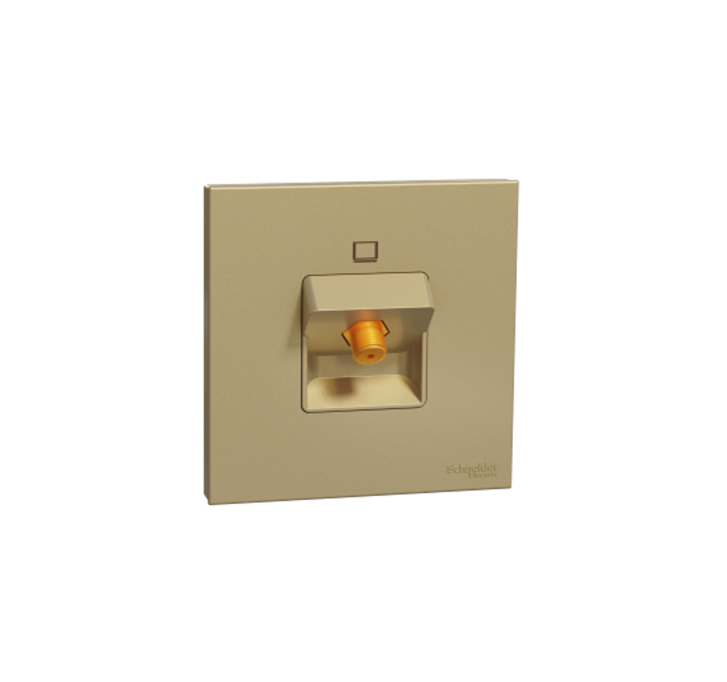 AvatarOn C - 1 Gang CATV Socket (Wine Gold)