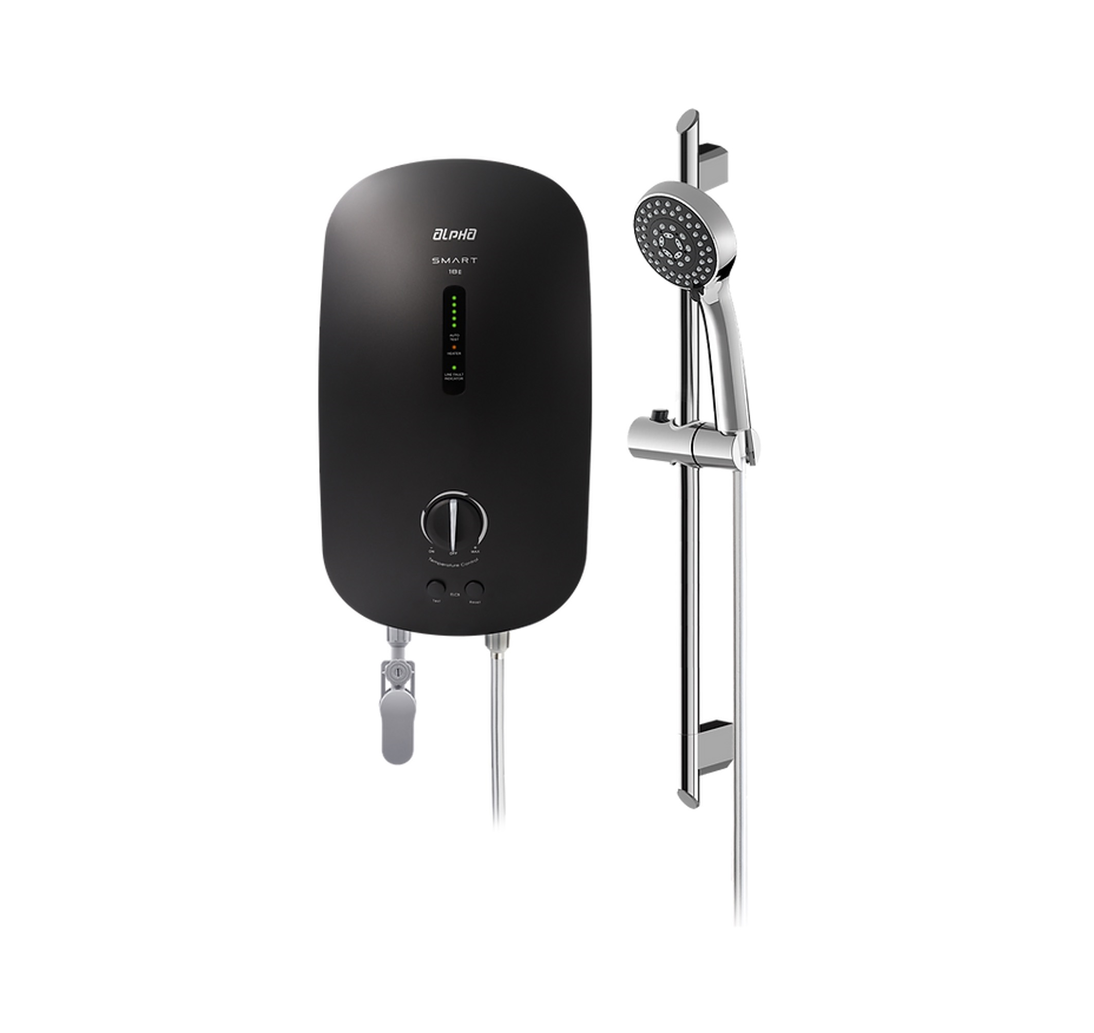 ALPHA - SMART18E Handshower Non Pump Instant Water Heater (Matt Black)