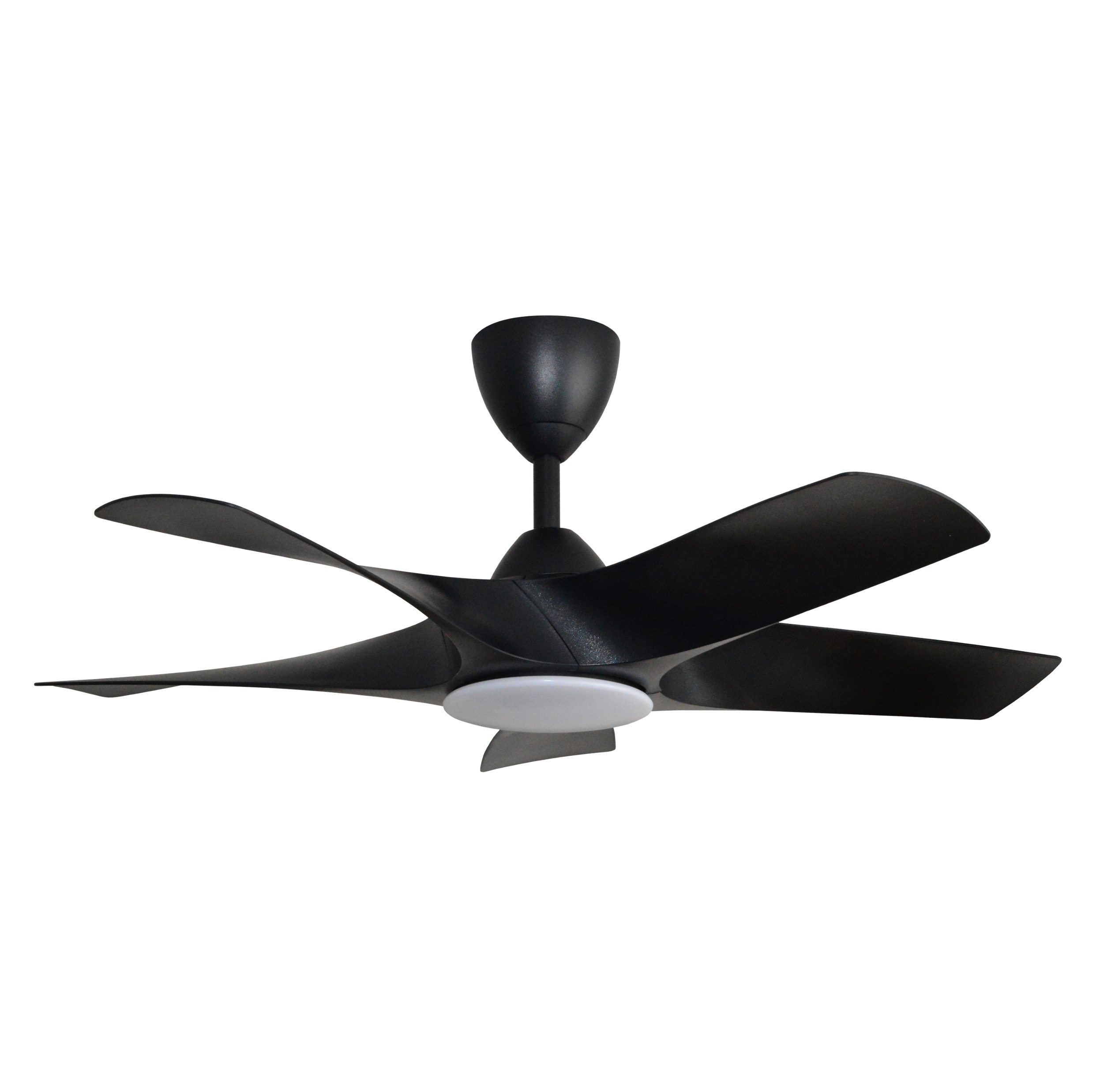 ALPHA ALKOVA - AXIS LED 5B 42-Inch DC Motor Ceiling Fan (Matt Black)