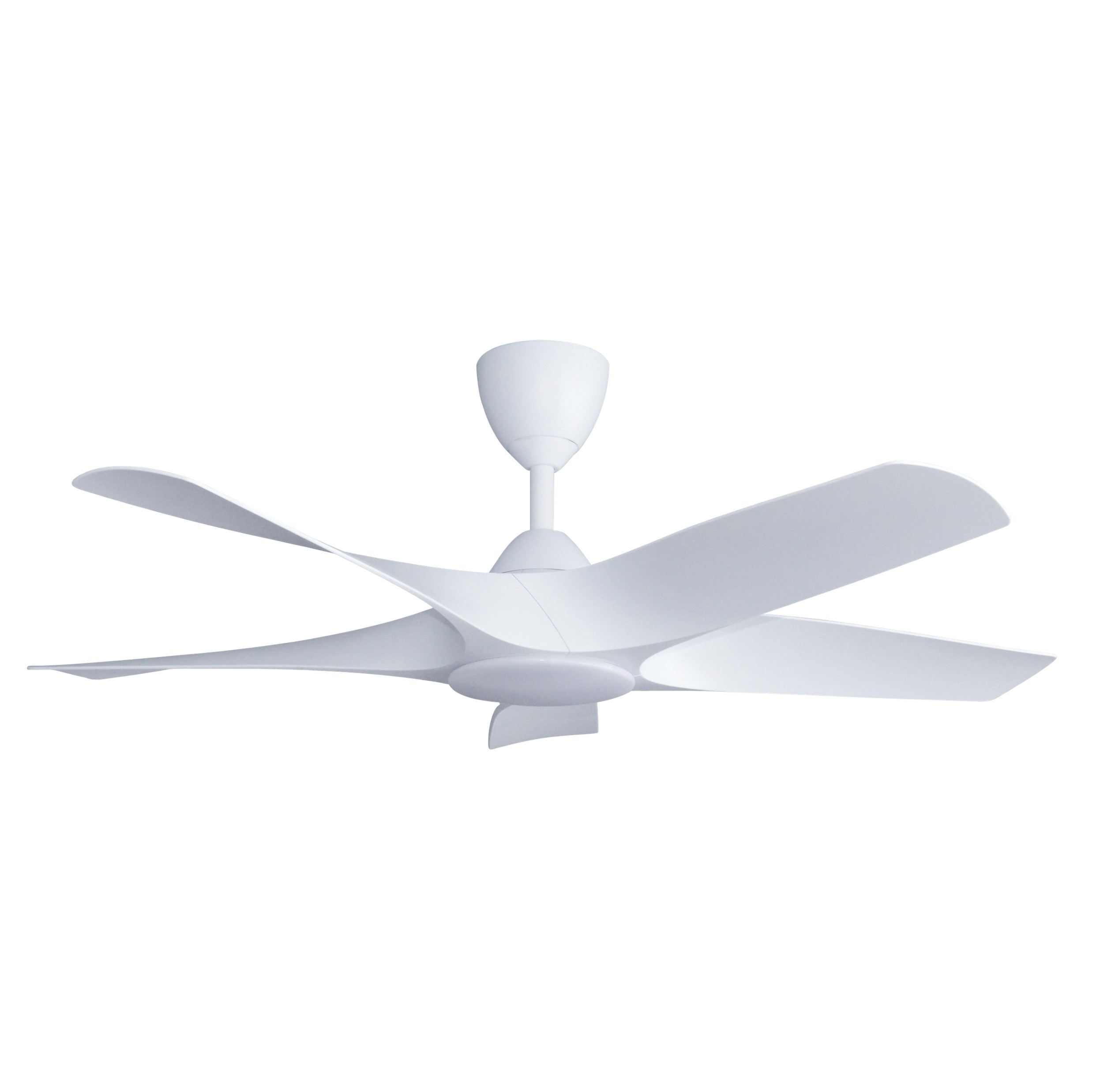 ALPHA ALKOVA - AXIS LED 5B 48-Inch DC Motor Ceiling Fan (Matt White)