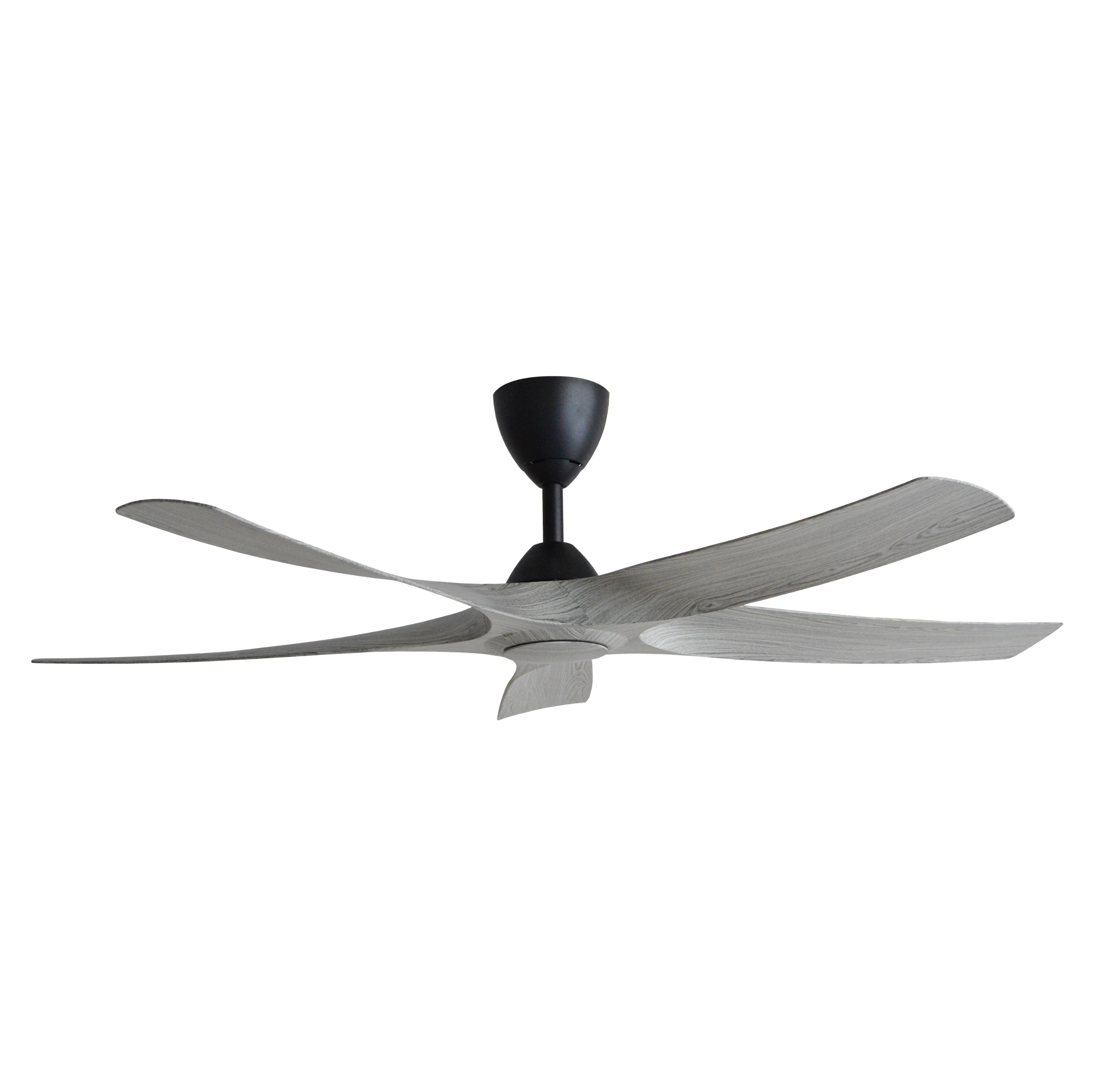 ALPHA ALKOVA - AXIS 5B 56-Inch DC Motor Ceiling Fan (Grey Wood)