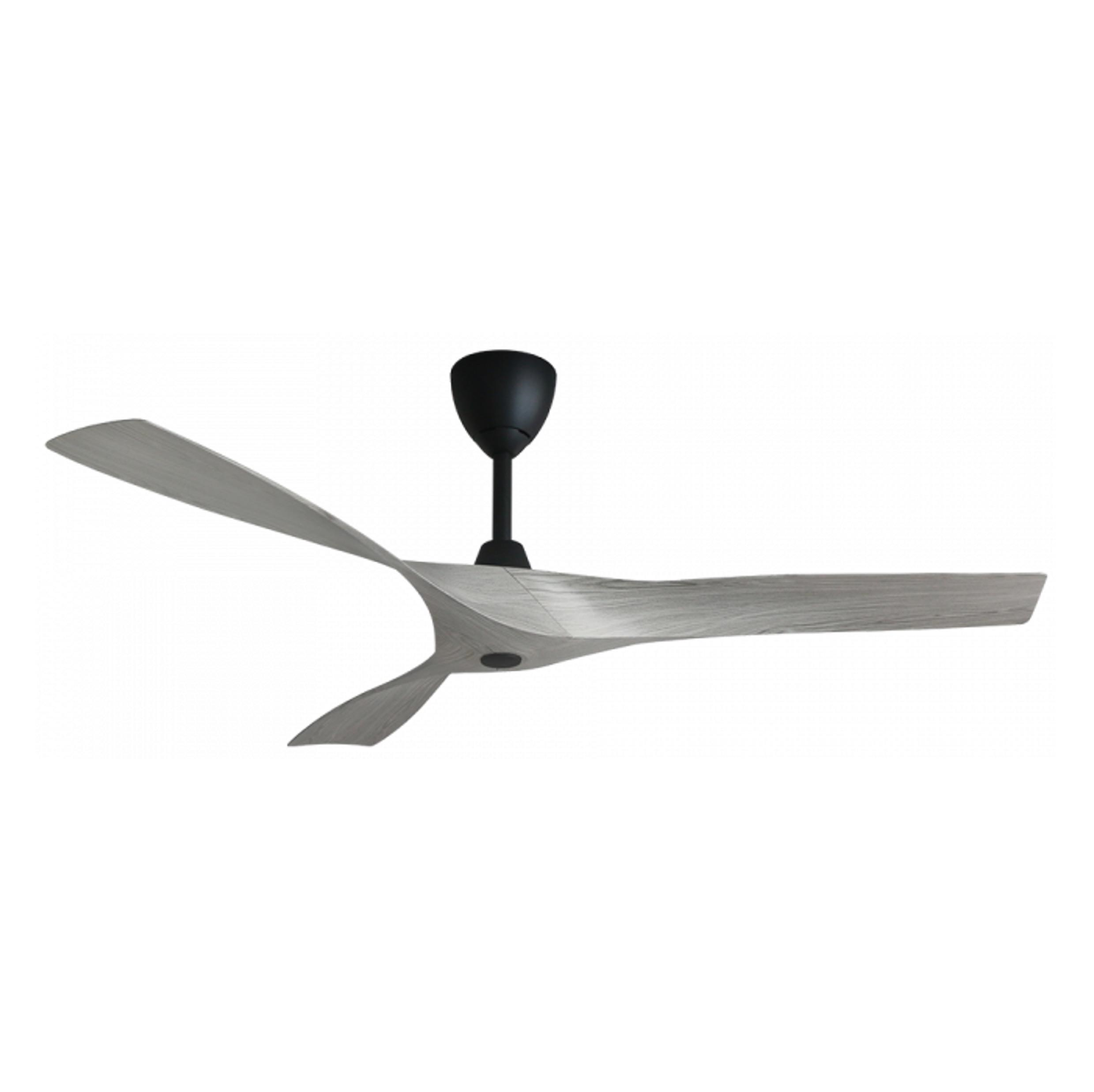 ALPHA ALKOVA - AXIS 3B 56-Inch DC Motor Ceiling Fan (Grey Wood)