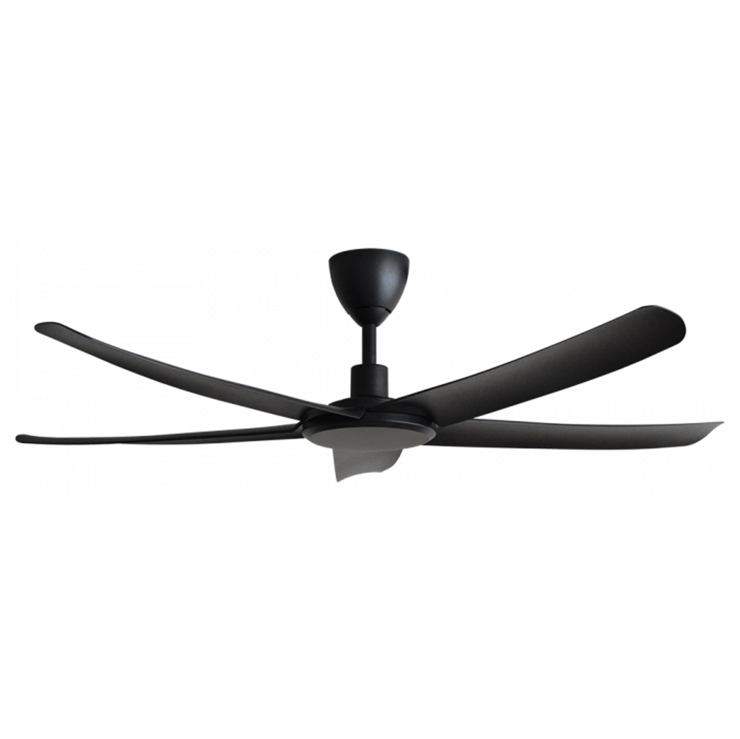 ALPHA ALKOVA - PAZION G2-5B 56-Inch DC Motor Ceiling Fan (Matt Black)