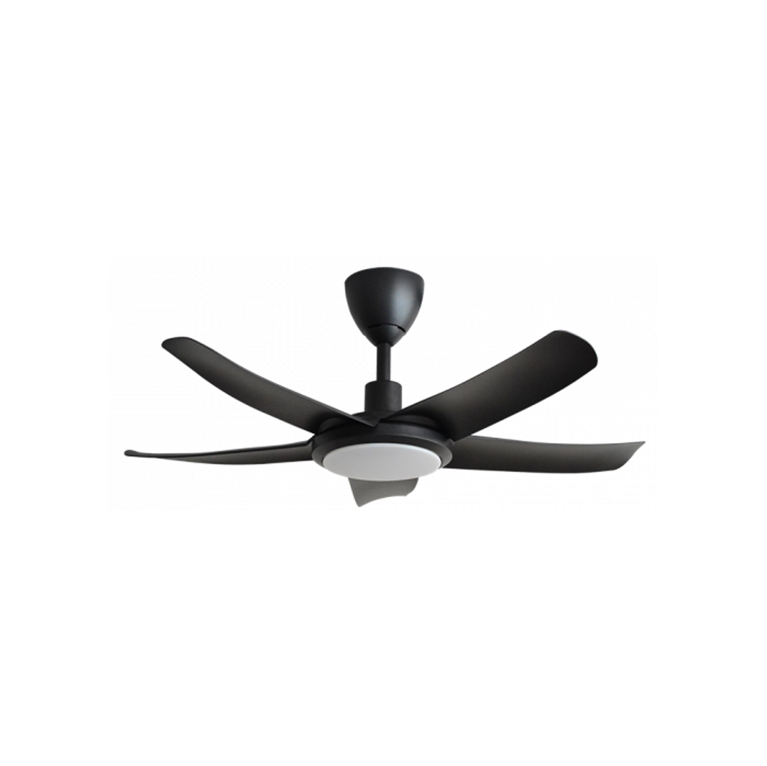 ALPHA ALKOVA - PAZION G2-5B LED 40-Inch DC Motor Ceiling Fan (Matt Black)