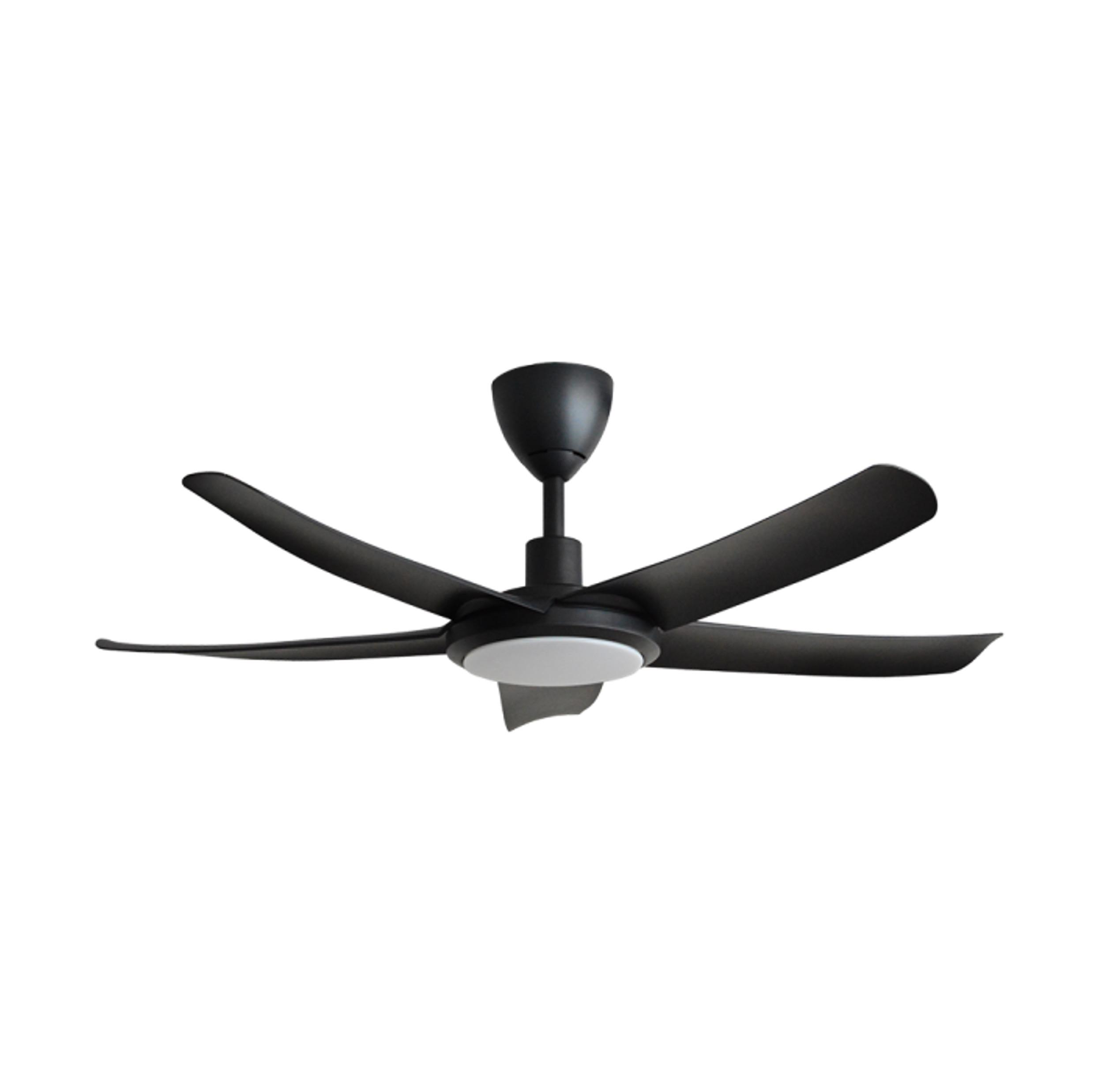 ALPHA ALKOVA - PAZION G2-5B LED 46-Inch DC Motor Ceiling Fan (Matt Black)