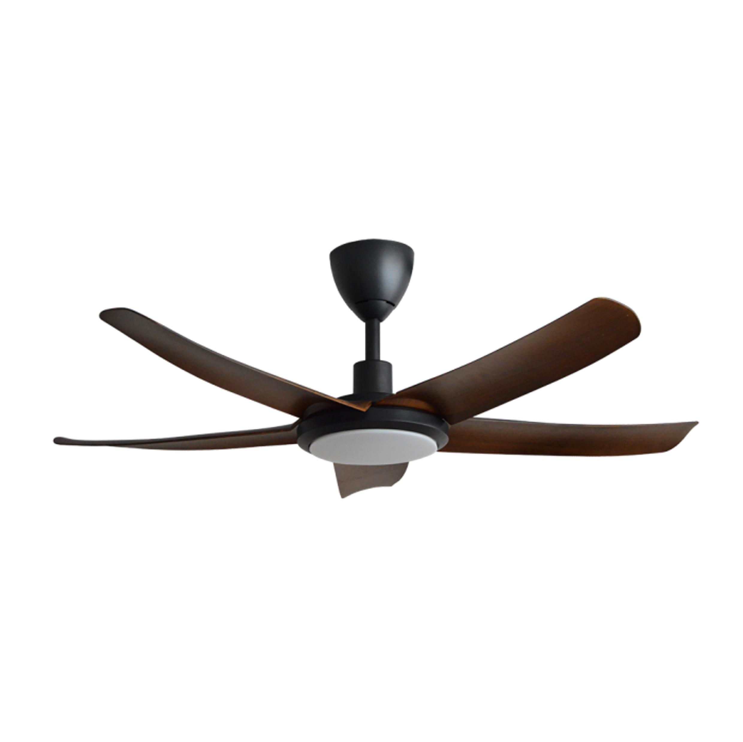 ALPHA ALKOVA - PAZION G2-5B LED 46-Inch DC Motor Ceiling Fan (Walnut)