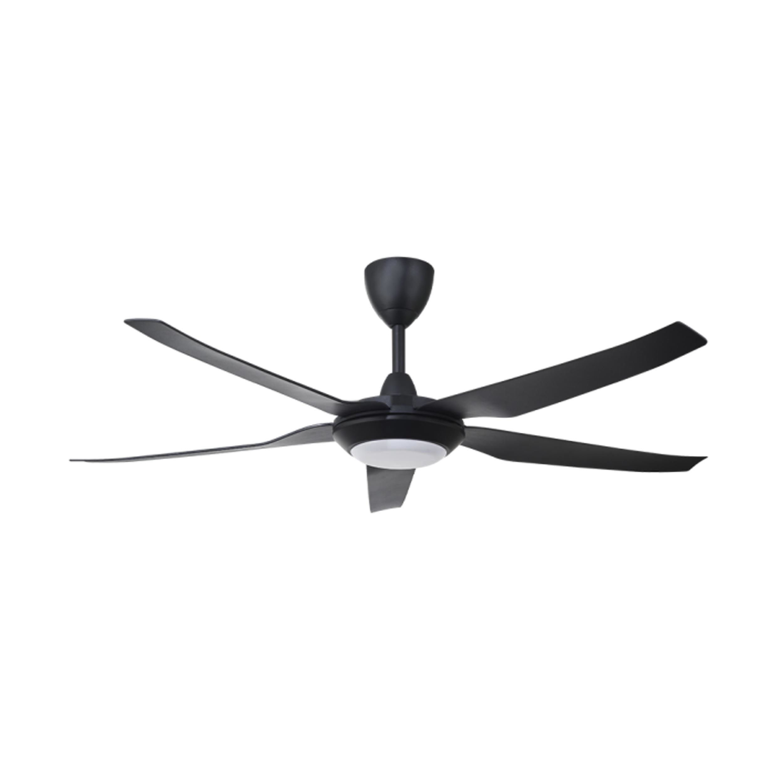 ALPHA VANNUS - IRIZ LED 56-Inch DC Motor Ceiling Fan (Matt Black)