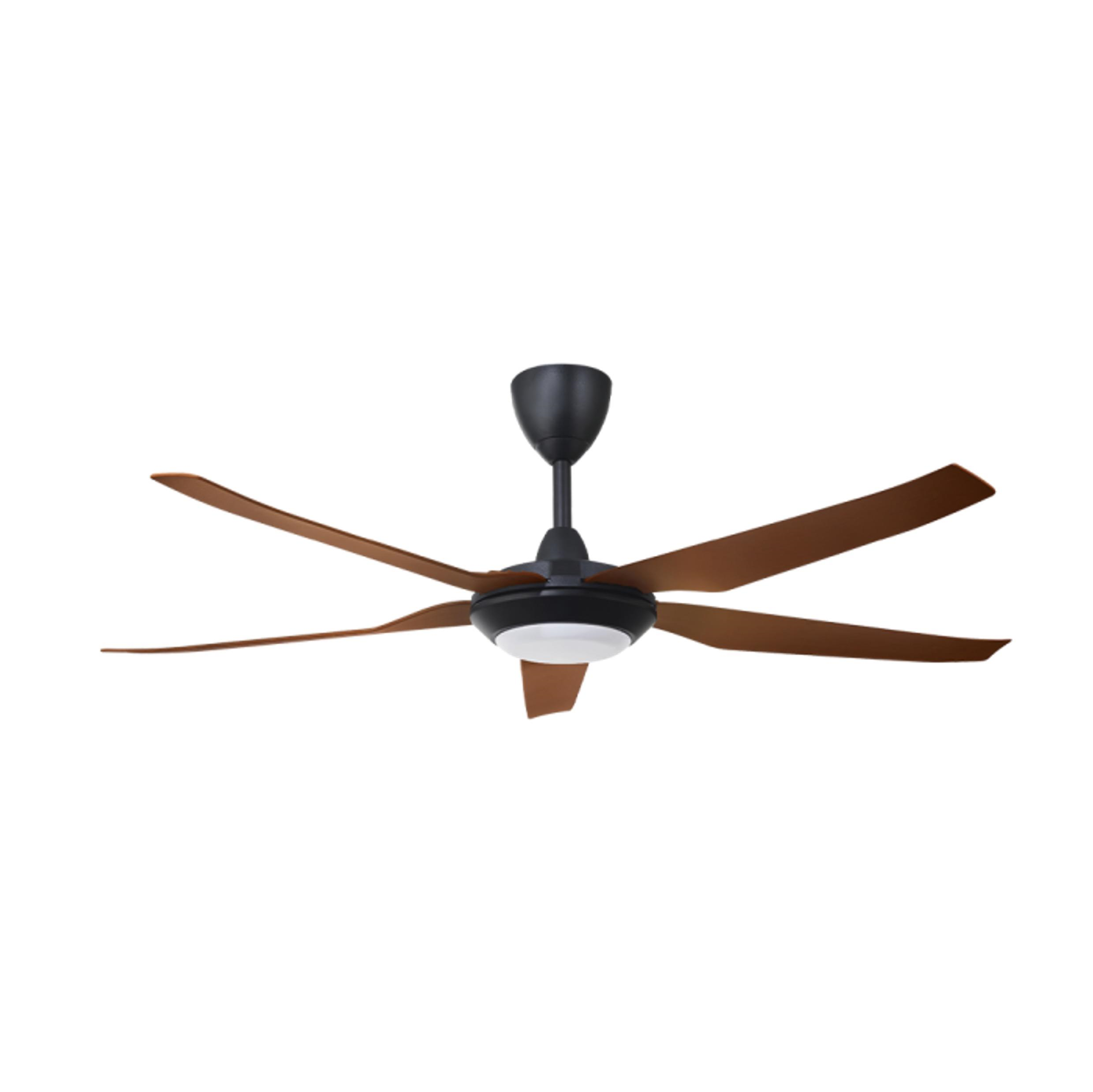 ALPHA VANNUS - IRIZ LED 56-Inch DC Motor Ceiling Fan (Walnut)