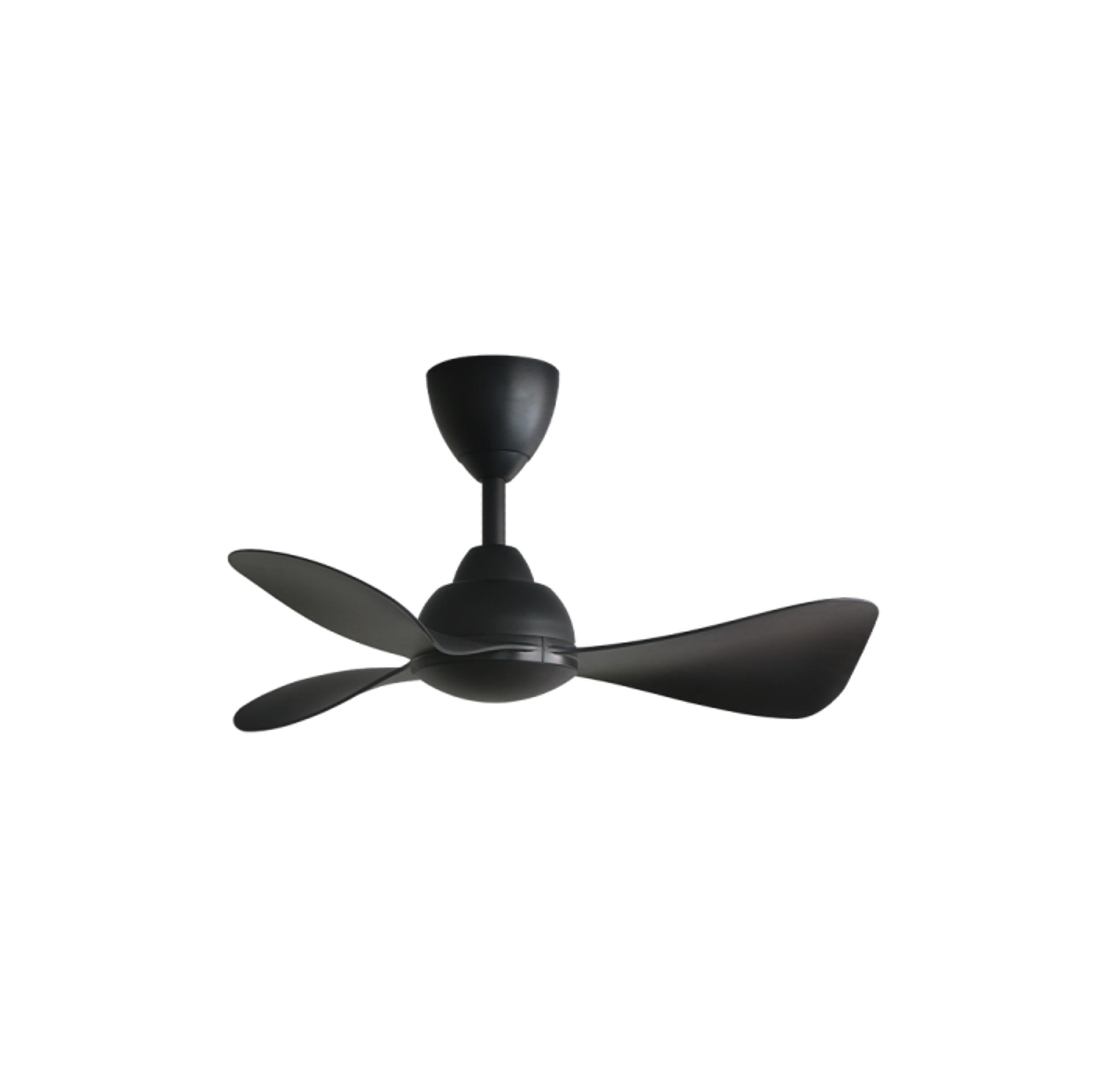 ALPHA ALKOVA - MILI 33-Inch DC Motor Ceiling Fan (Matt Black)