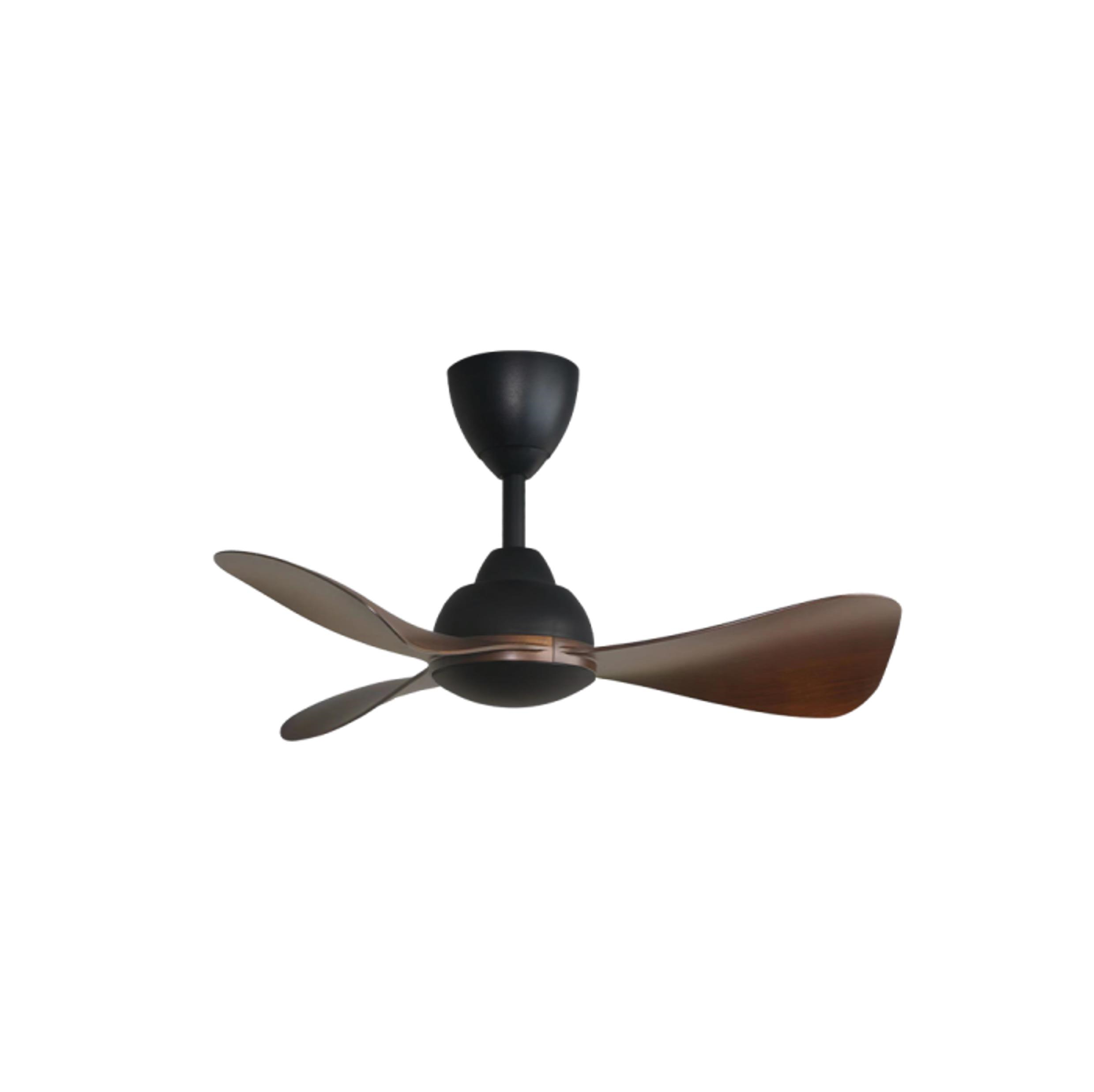 ALPHA ALKOVA - MILI 33-Inch DC Motor Ceiling Fan (Walnut)