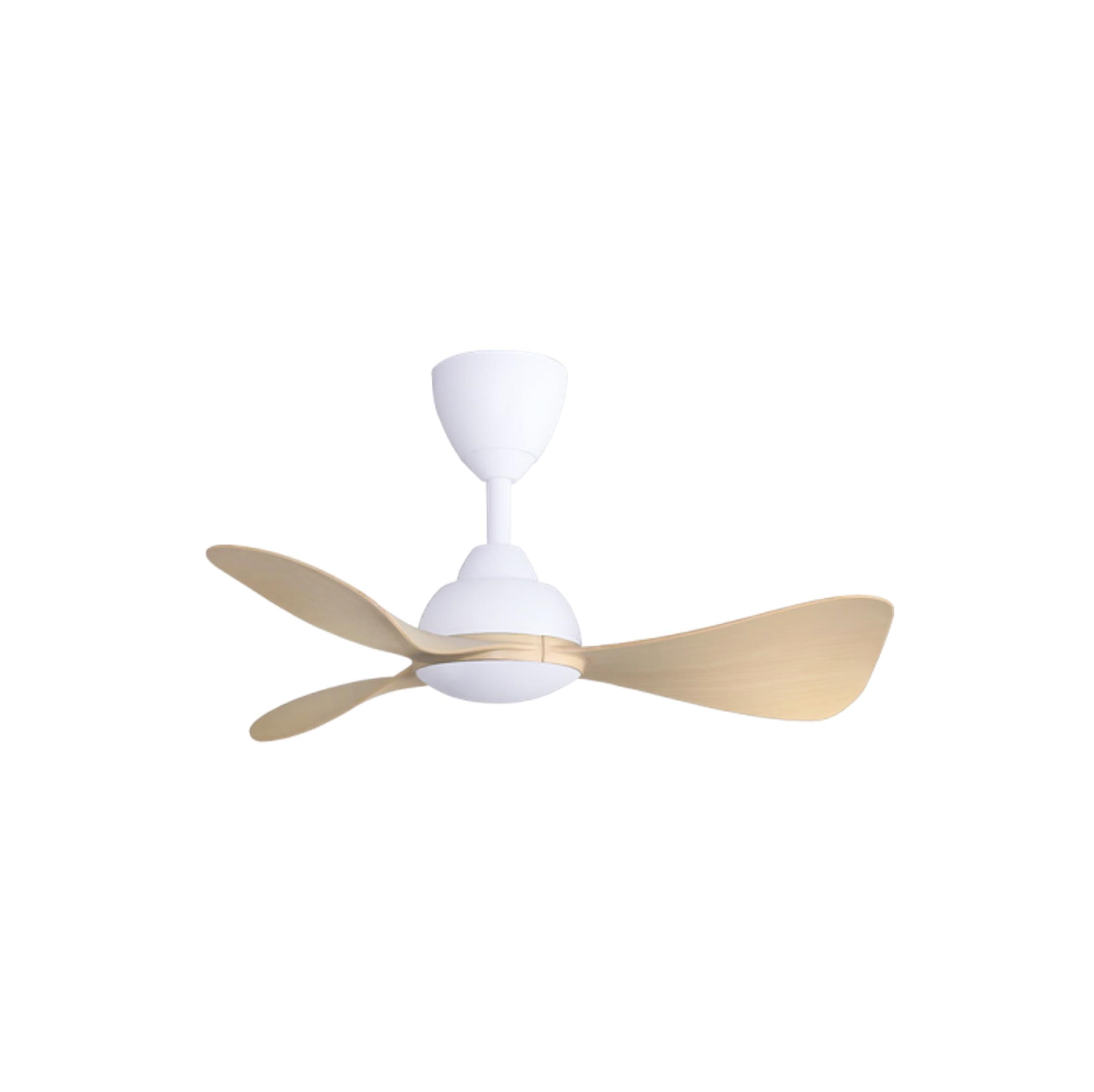 ALPHA ALKOVA - MILI 33-Inch DC Motor Ceiling Fan (Maple)